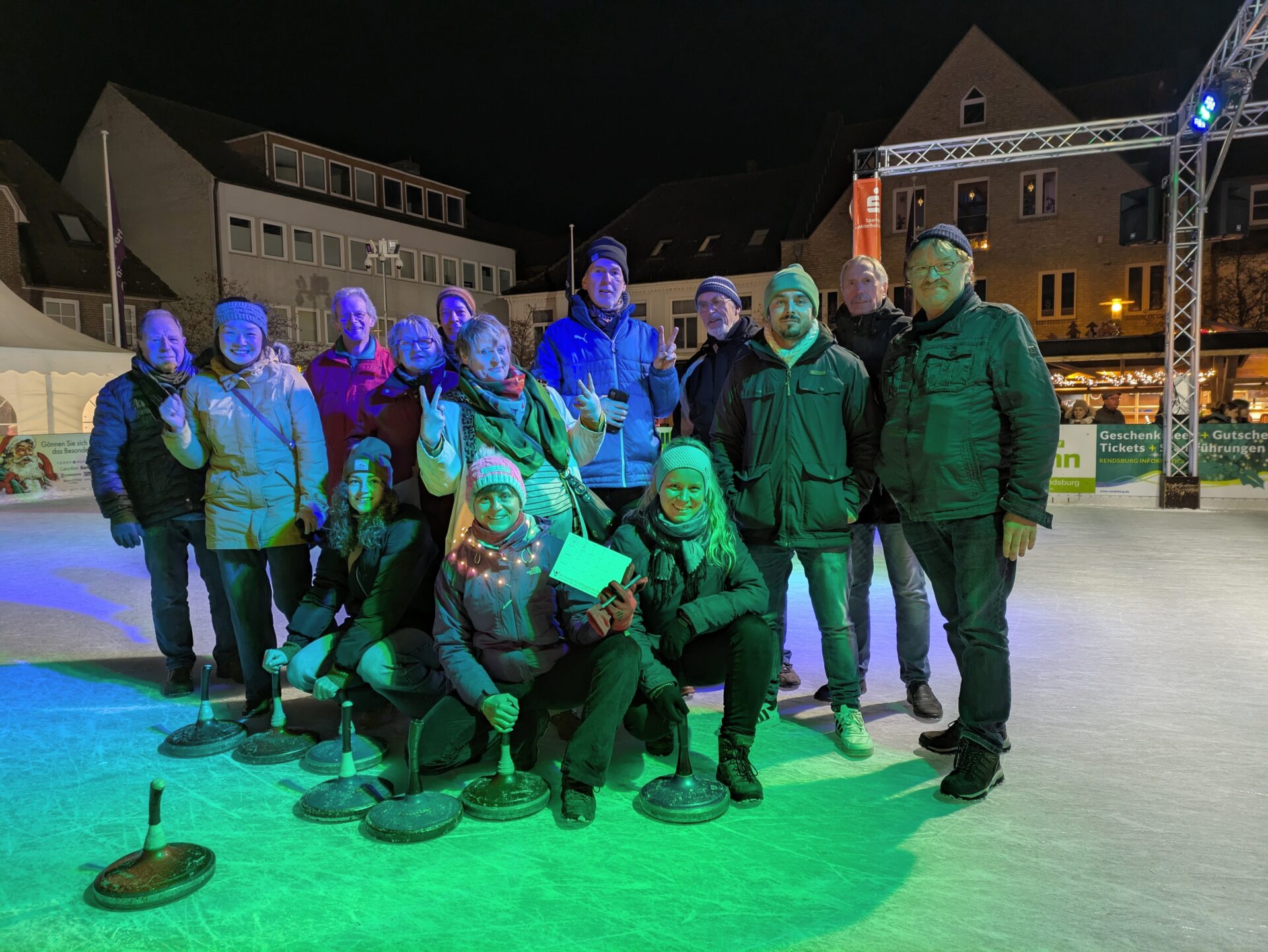 Eisstockschießen der Niederdeutschen Bühne Rendsburg